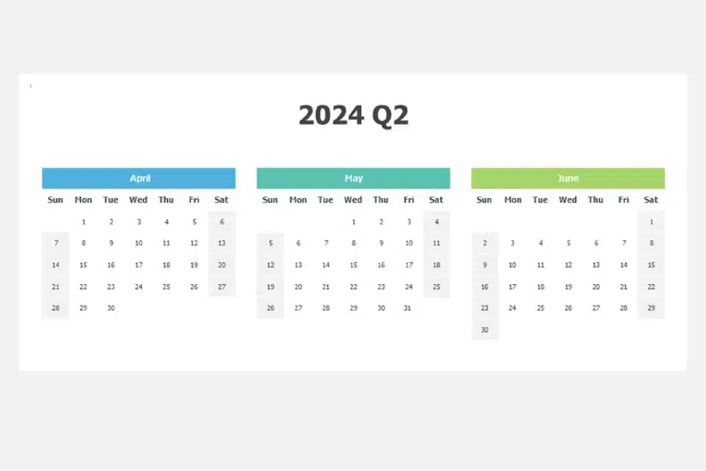 2024 Q2 tax calendar